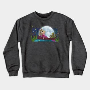 love is like a banjo Crewneck Sweatshirt